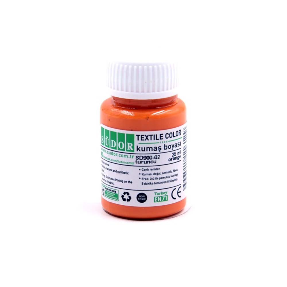 SÜDOR SD900-02 KUMAŞ BOYASI 25ML TURUNCU