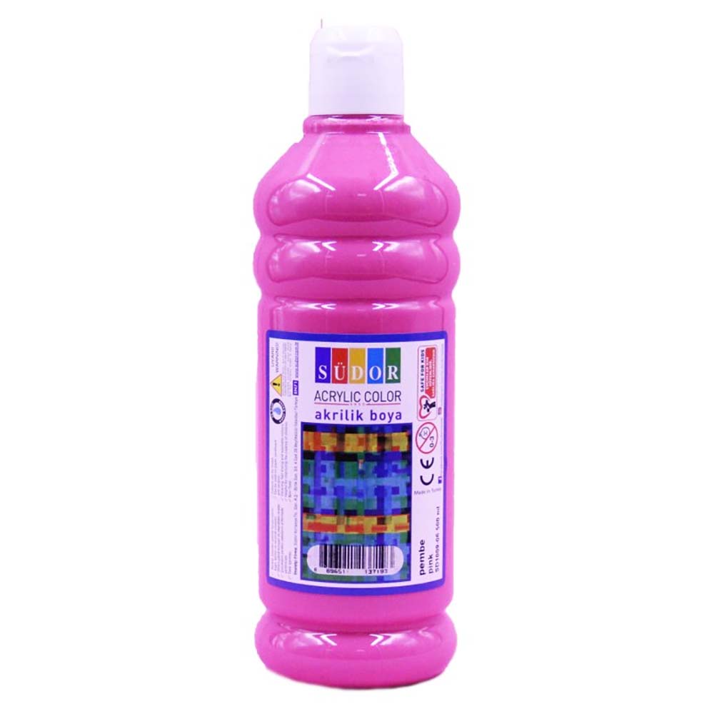 SÜDOR SD1009-06 AKRİLİK BOYA 500ML PEMBE