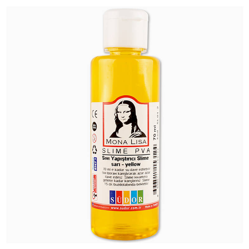 SÜDOR SL01-2 MONALİSA SLİME YAP.70ML SARI
