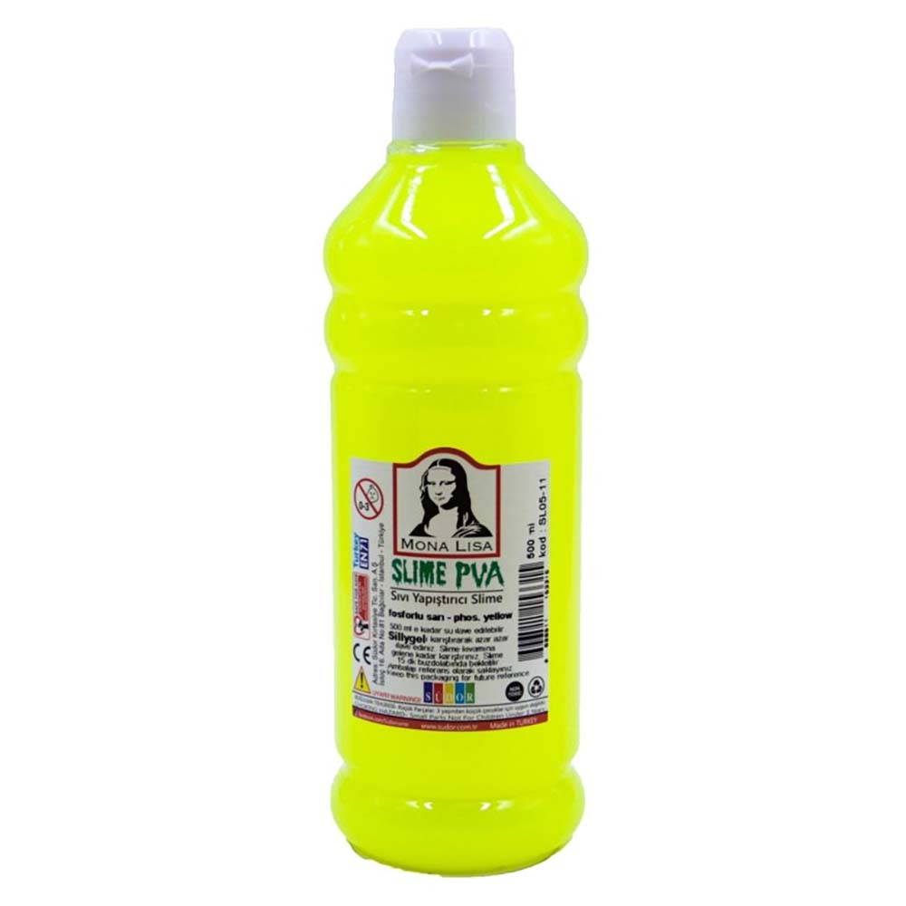 SÜDOR SL05-11 MONALİSA SLİME YAP.500ML FOSFORLU SARI