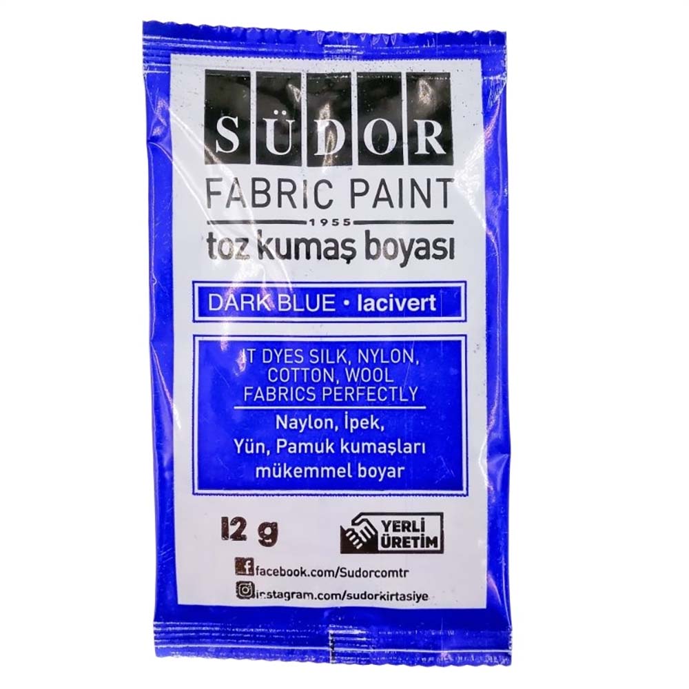 SÜDOR KB05 TOZ KUMAŞ BOYASI LACİVERT