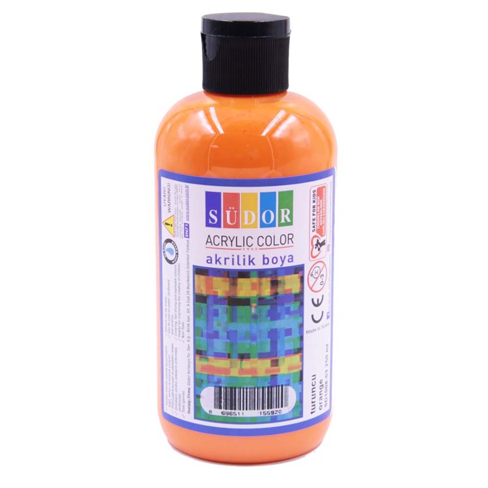 SÜDOR SD1008-03 AKRİLİK 250ML TURUNCU