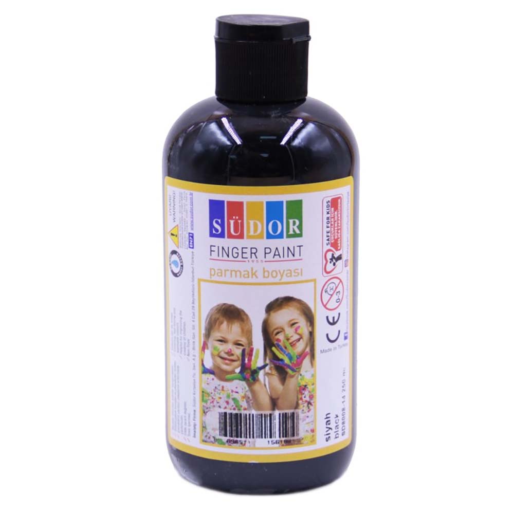 SÜDOR SD8008-14 PARMAK BOYASI 250ML SİYAH