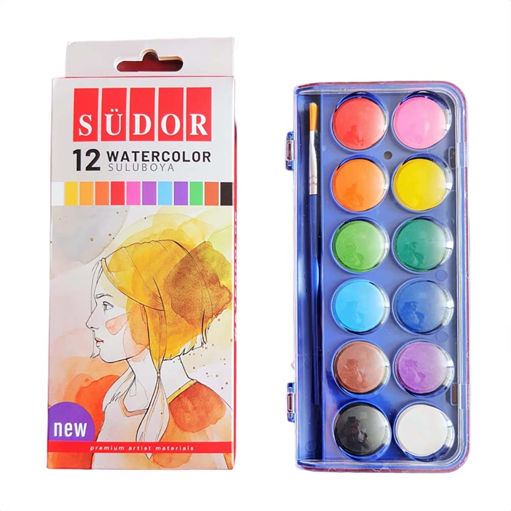 SÜDOR SC02 SULUBOYA 12 RENK