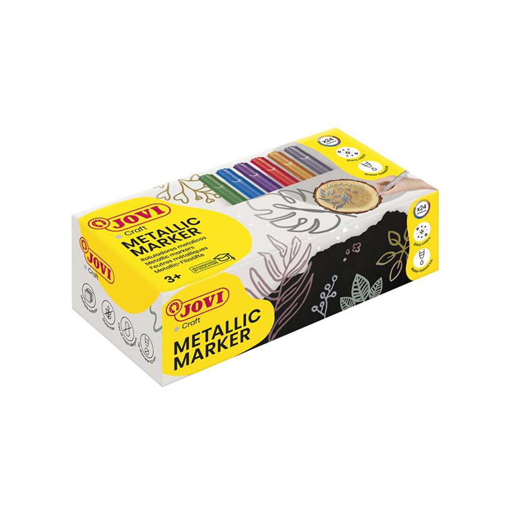 JOVİ 1624M DECOR METALİK KALEM 24 RENK