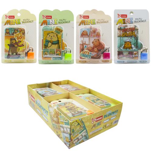 MİKRO MİNİ-105 KİLİTLİ BLİSTERLİ BLOKNOT COOLBARA