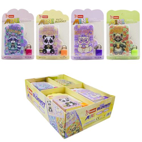 MİKRO MİNİ-75 KİLİTLİ BLİSTERLI BLOKNOT PAWS
