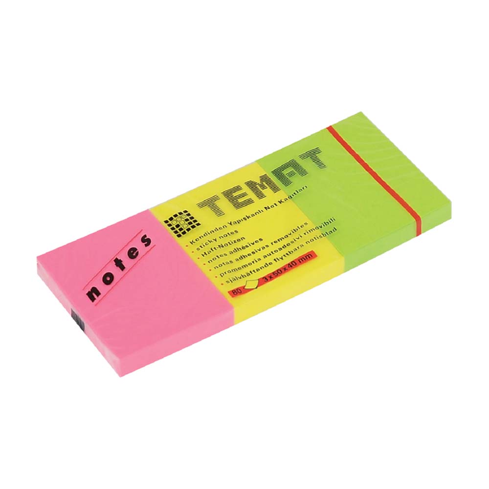 TEMAT 10770 YAP.NOT KAĞIDI 50X40 KARŞ.RENK