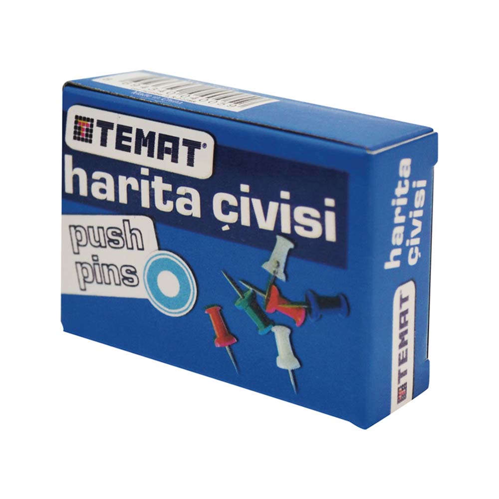 TEMAT 28359 HARİTA ÇİVİSİ 180 RENKLİ