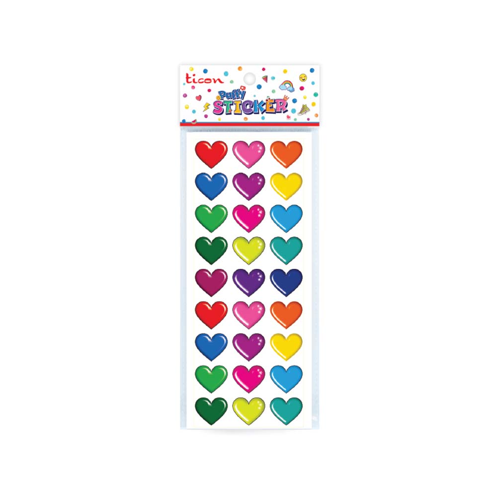 TİCON 348882 TPS-004/2 PUFFY STICKER KALP