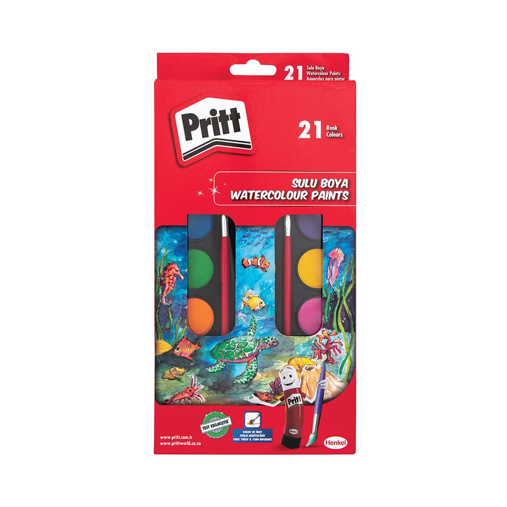 PRİTT 1671703 SULUBOYA BÜYÜK TABLET 21Lİ