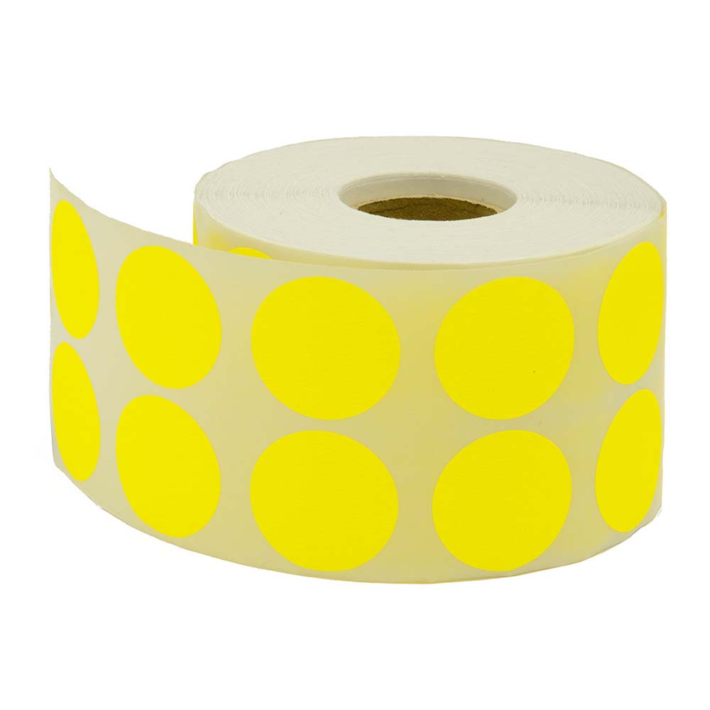 TANEX NOKTA ETİKETİ 25MM 2500AD SARI