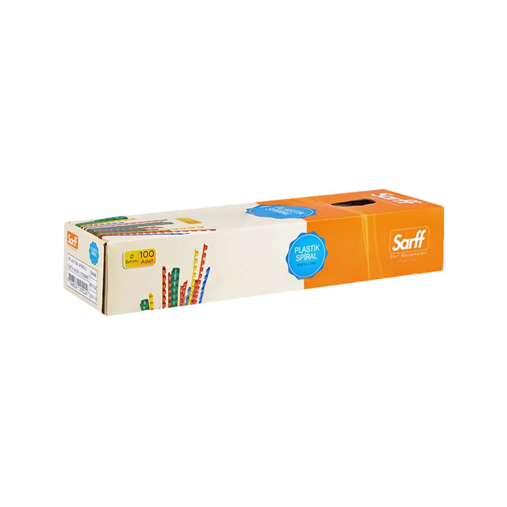 SARFF 15312005 SPİRAL 6MM BEYAZ 100LÜ