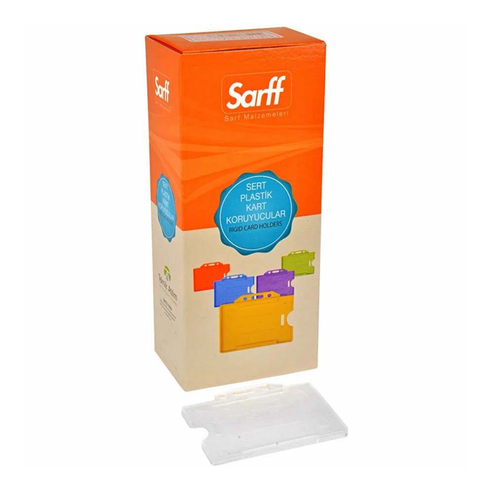 SARFF 15323010 KART MUHAFAZA ŞEFFAF 50Lİ KT