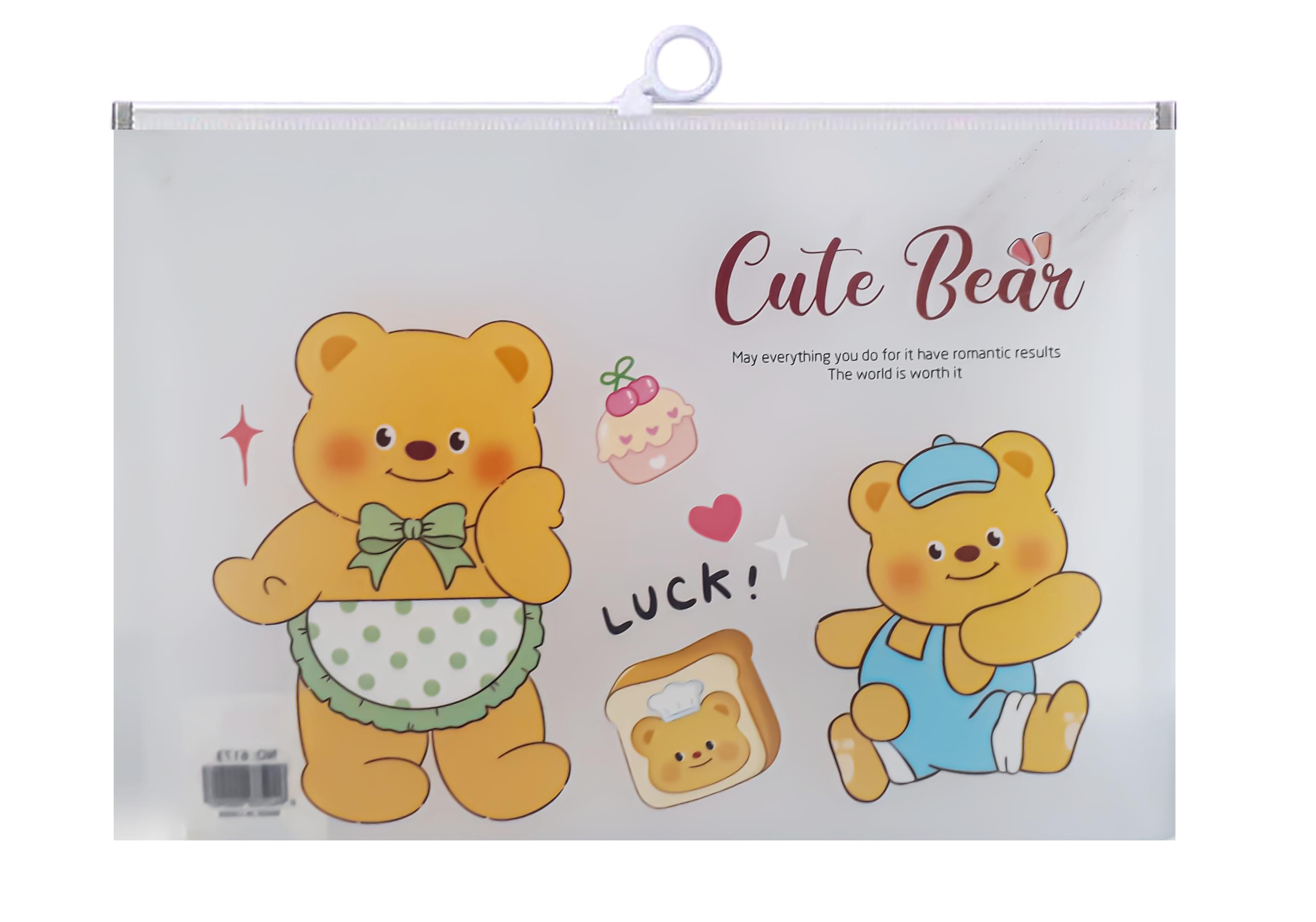 UNICK COLOR 9672 KİLİTLİ DOSYA A4 CUTE BEAR