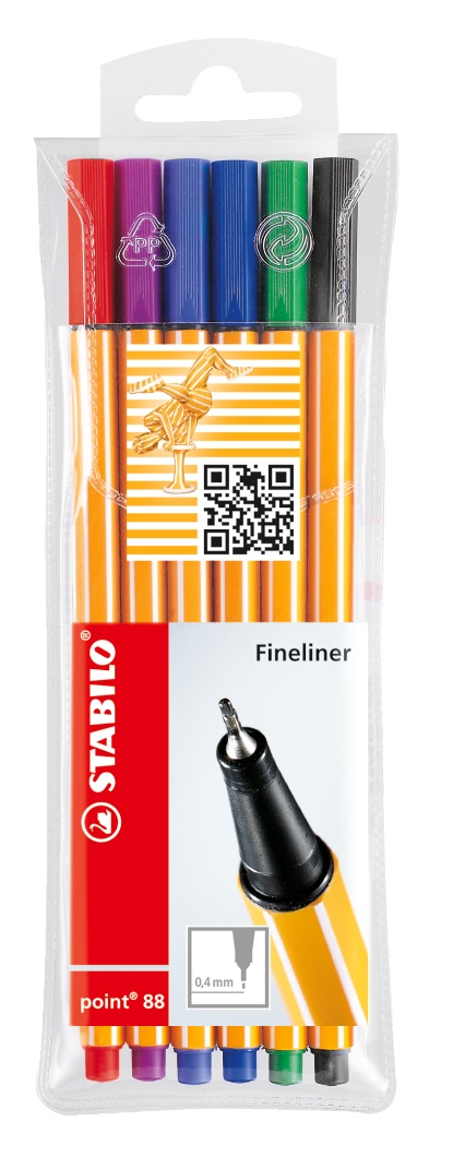 STABİLO POİNT 88 KEÇELİ KALEM 6LI PK 88/6