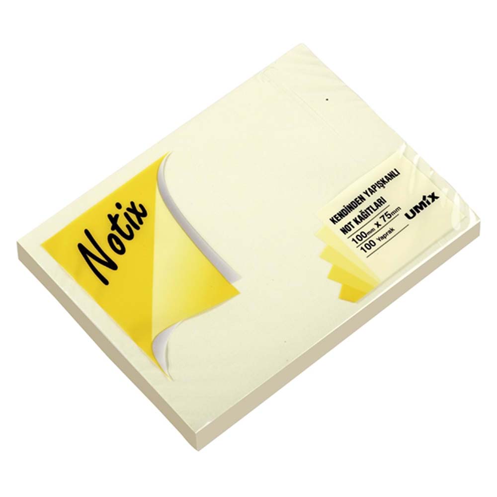 UMİX NOTİX PASTEL SARI 100X75 100YP