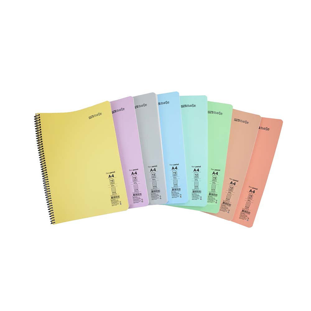 UMUR MFXPA-A472-K MYNOTE FLEX PASTEL DEF A4 72YP KARELİ