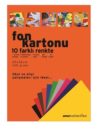 UMUR 2702-D FON KARTONU DOSYALI 25X35 10LU