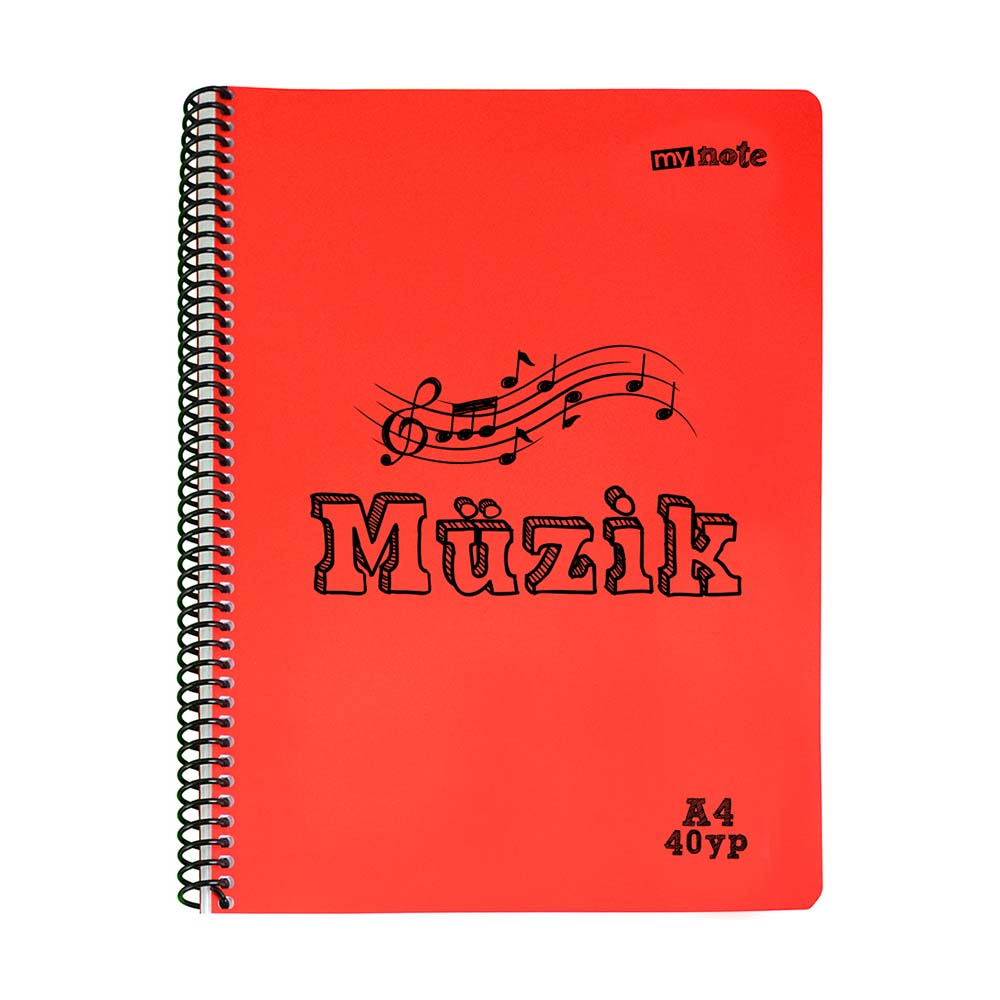 UMUR MTXDE-MÜ-A440 MÜZİK DEFTERİ MYNOTE TEXT PP A4 40YP