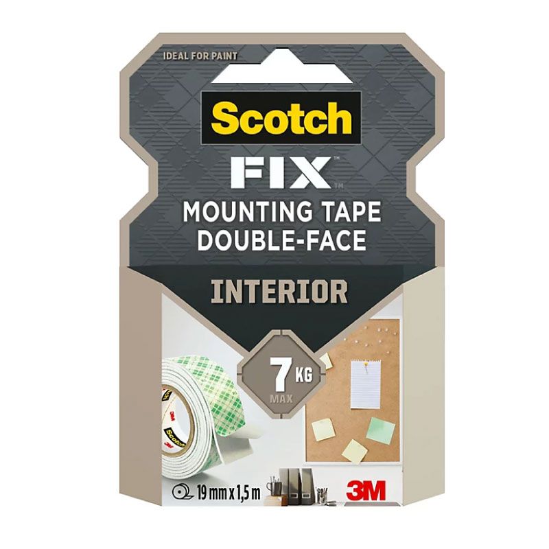 SCOTCH 110 ÇİFT TARAFLI RULO BANT 19X1.5M 0082-9713-5