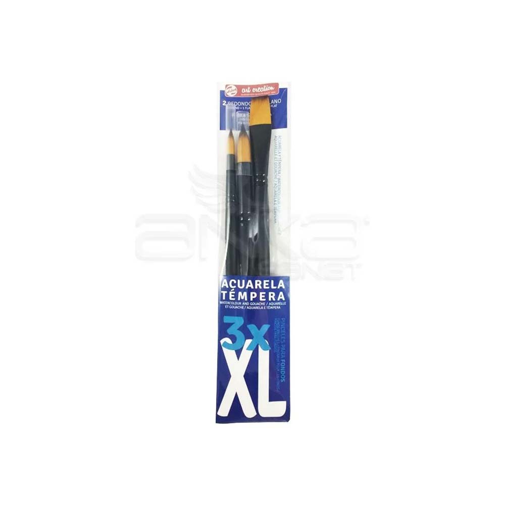 ARTCREATİON 9099164M TAC XL 3LÜ SULUBOYA FIRÇA