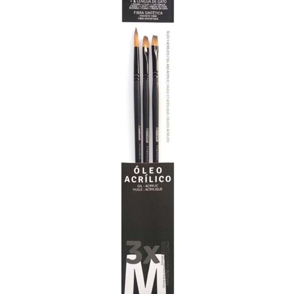 ARTCREATION 9099262M TAC M 3LÜ YAĞLI AKRLİK FIRÇA
