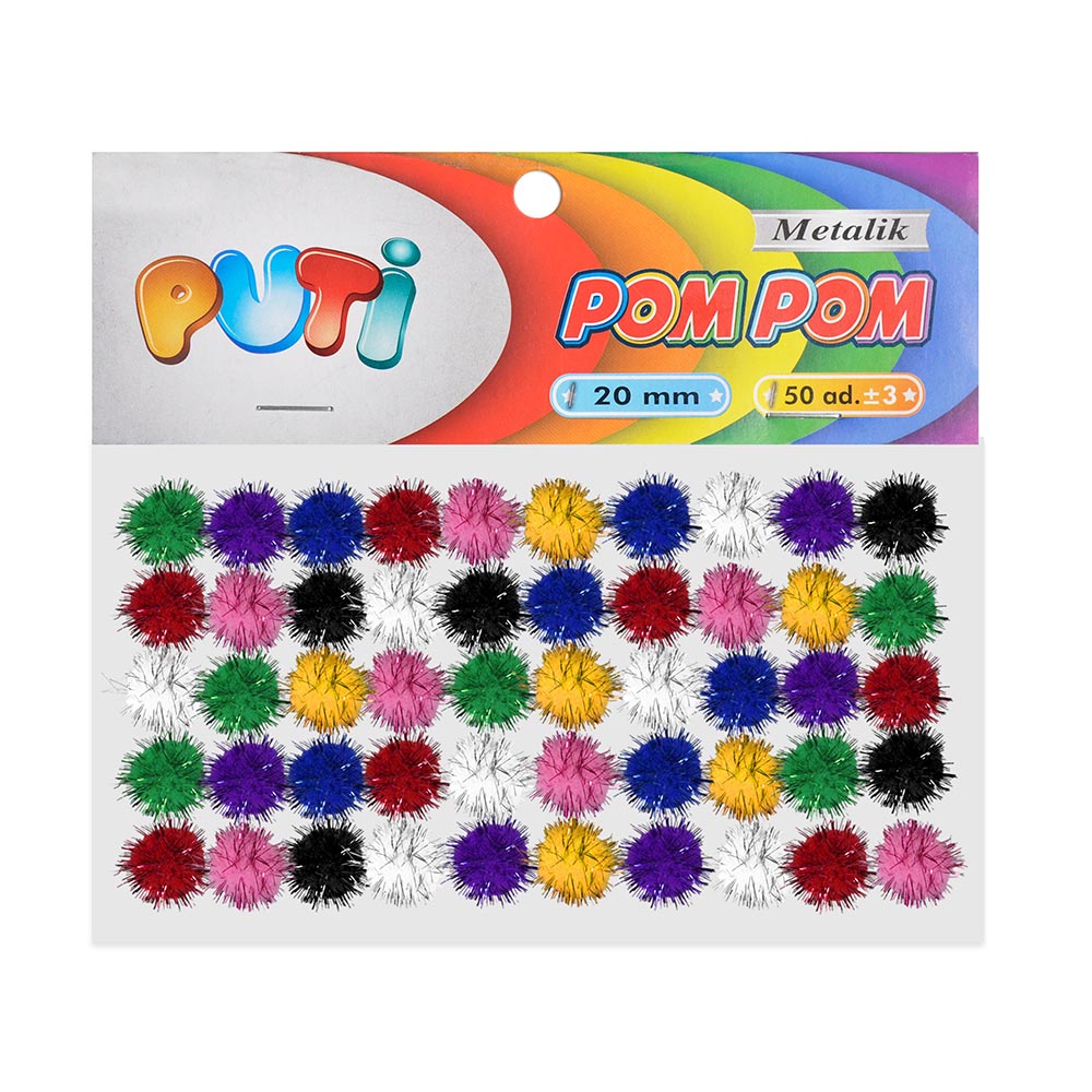 PUTİ 4483 PONPON 20MM METALİK