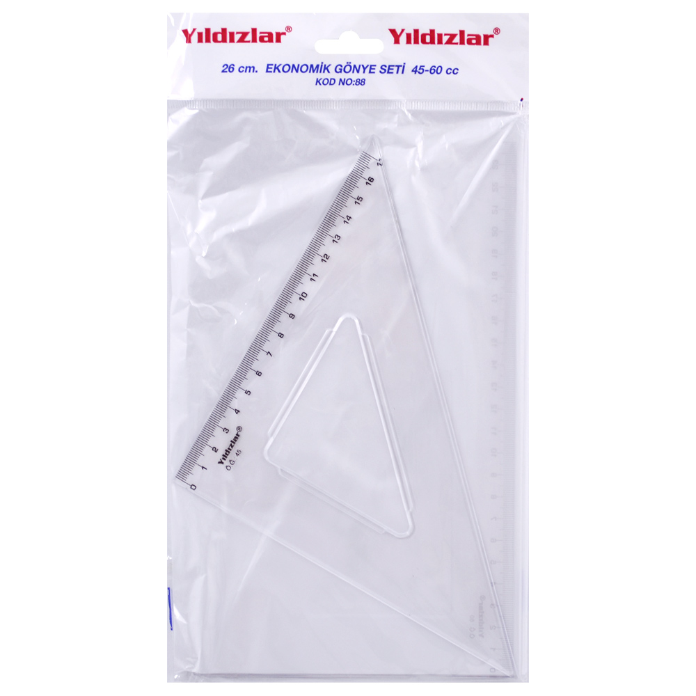 YILDIZLAR KOD:088 EKONOMİK GÖNYE SETİ 45X60 26CM
